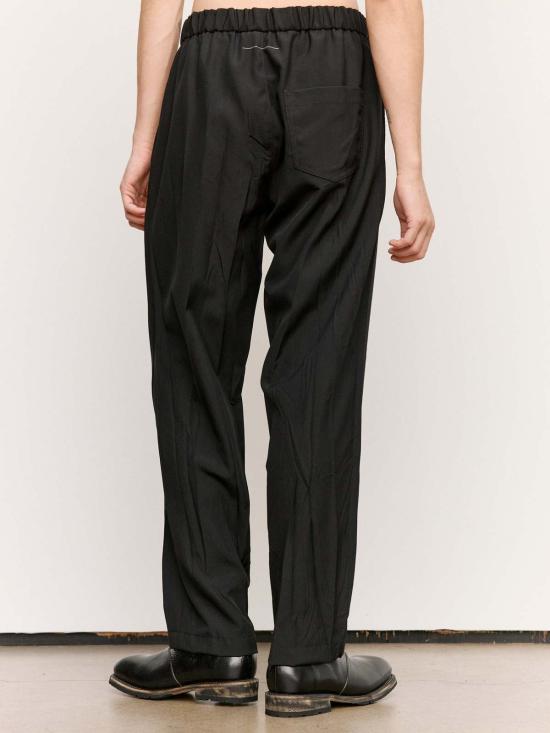 MM6 메종마르지엘라 스트레이트 팬츠 Mm6 메종 마르지엘라 울 폴리 크리즈 팬츠 - MM6 MAISON MARGIELA