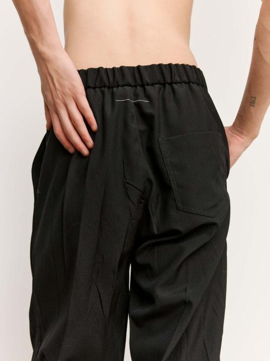  MM6 메종마르지엘라 스트레이트 팬츠 Mm6 메종 마르지엘라 울 폴리 크리즈 팬츠 - MM6 MAISON MARGIELA