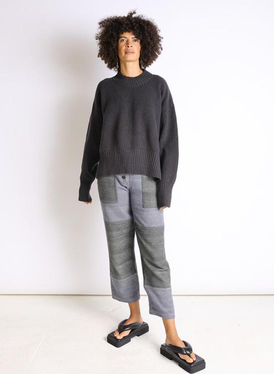  시크 콜렉티브 스웨터 Seek Collective Rebecca Sweater Anchor - SEEK COLLECTIVE
