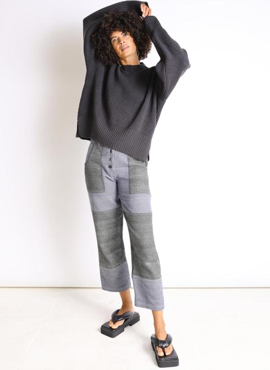  시크 콜렉티브 스웨터 Seek Collective Rebecca Sweater Anchor - SEEK COLLECTIVE