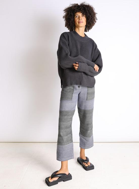  시크 콜렉티브 스웨터 Seek Collective Rebecca Sweater Anchor - SEEK COLLECTIVE