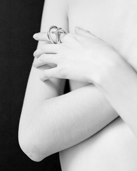  제인 다렌스부르그 반지 제인 다렌스버그 모비우스 조각 금속 - JANE DARENSBOURG