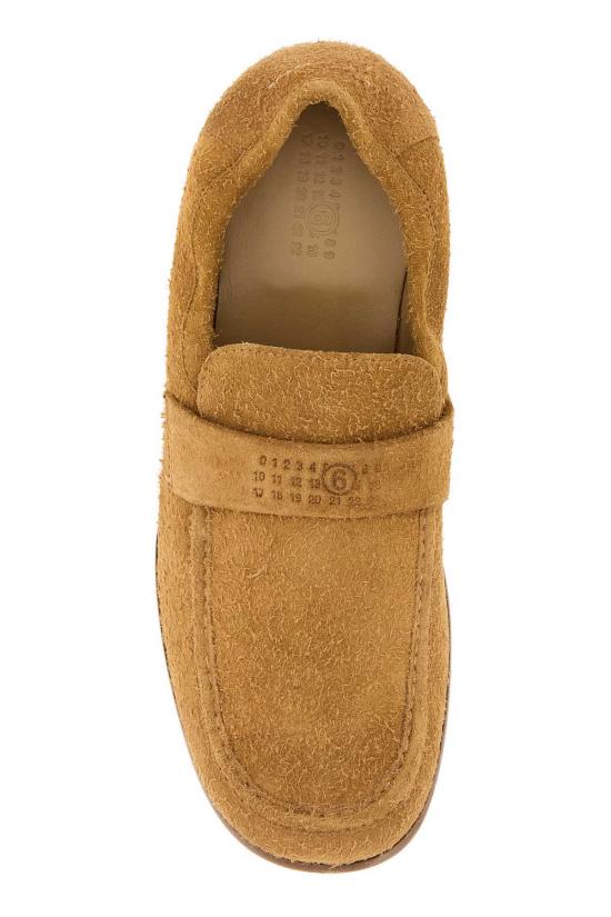  MM6 메종마르지엘라 로퍼 Mm6 메종 마르지엘라 카멜 스웨이드  에르민 - MM6 MAISON MARGIELA