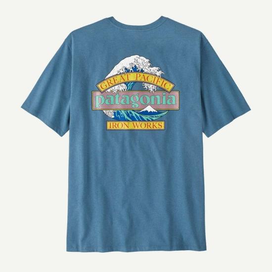  파타고니아 반팔 티셔츠 그레이트 웨이브스 레스폰시빌리 티셔츠 - PATAGONIA