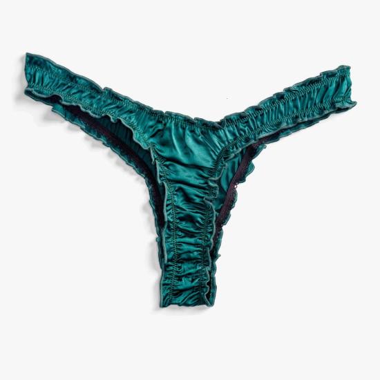  르 부두아르 로스앤젤레스 팬티 르부두아르로산젤스 라 스칼렛 탕가  에메랄드 - LE BOUDOIR LOS ANGELES
