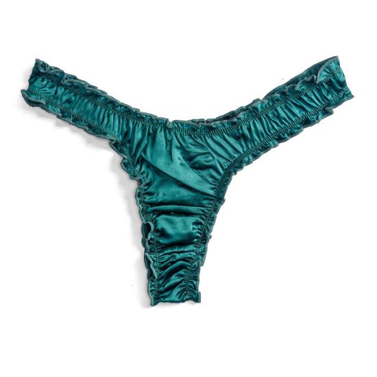  르 부두아르 로스앤젤레스 팬티 르부두아르로산젤스 라 스칼렛 탕가  에메랄드 - LE BOUDOIR LOS ANGELES