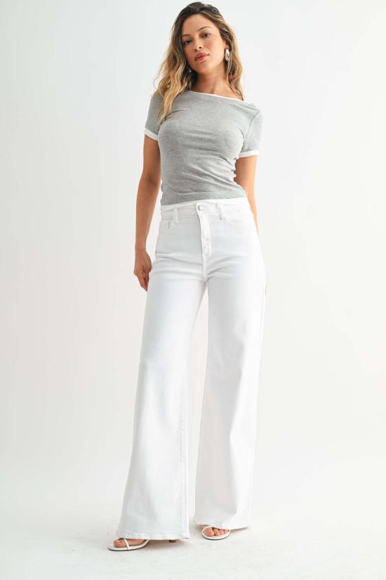  저스트 블랙 데님 데님 팬츠 BP435J WHITE - JUST BLACK DENIM