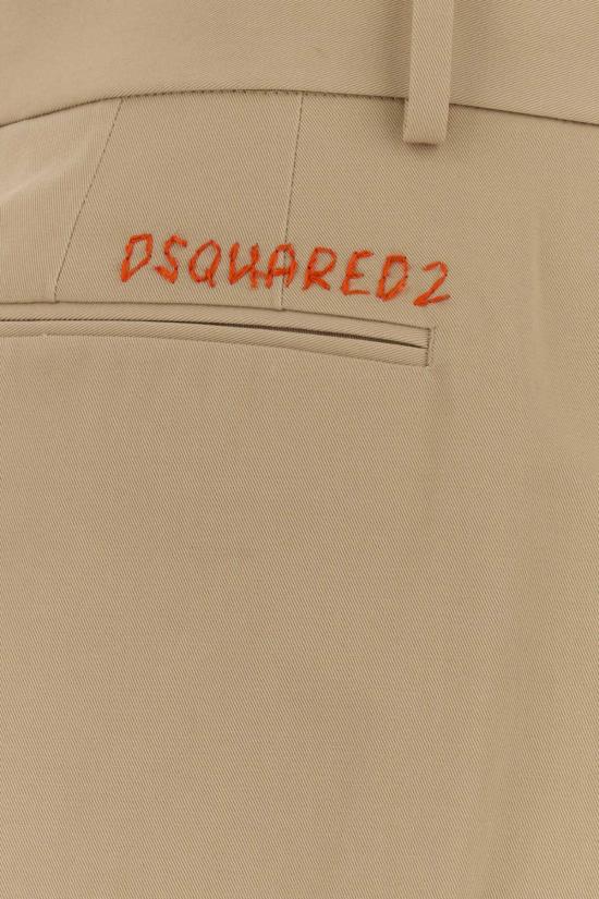  디스퀘어드2 스트레이트 팬츠 Dsquared2 개버딘  데저트 탄 - DSQUARED2