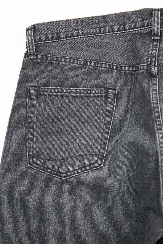 오어슬로우 데님 팬츠 Orslow 105 90's 블랙 데님 스톤 워시 - ORSLOW