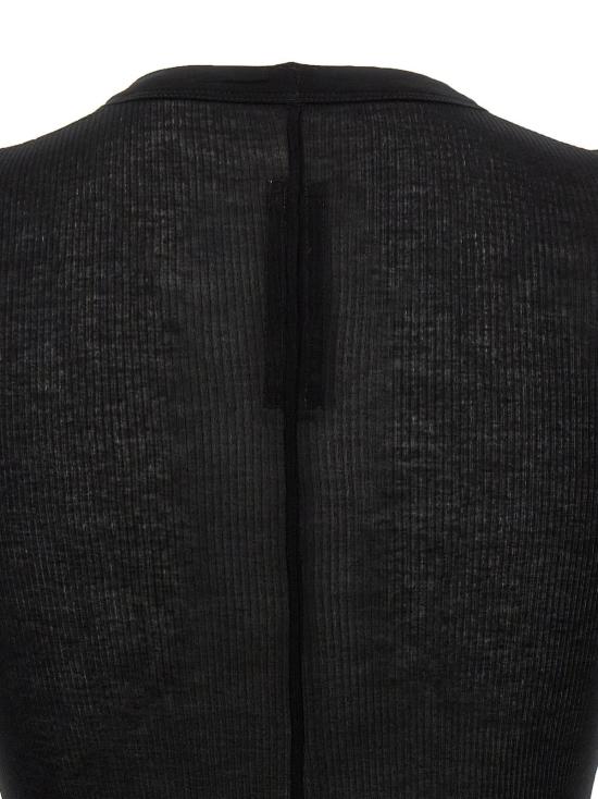  릭 오웬스 긴팔 티셔츠 립 LS 티셔츠 블랙 - RICK OWENS