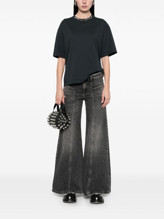 26FW 골든구스 반팔 티셔츠 GWP01874 P00189790456 NERO - GOLDEN GOOSE