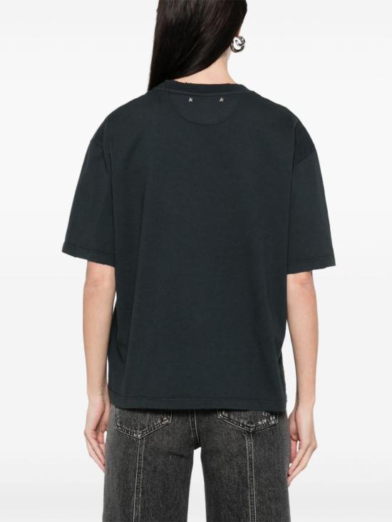 26FW 골든구스 반팔 티셔츠 GWP01874 P00189790456 NERO - GOLDEN GOOSE