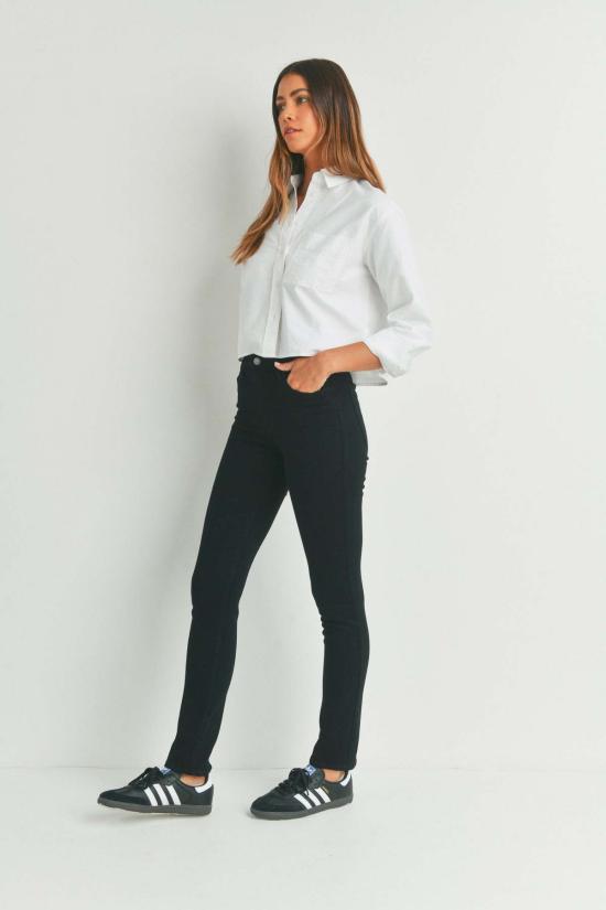  저스트 블랙 데님 데님 팬츠 BP449J BLUE - JUST BLACK DENIM