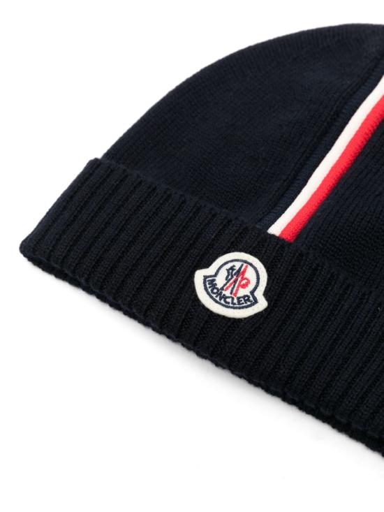 26FW [키즈] 몽클레어 모자 3B00005 M1131742 Blu - MONCLER