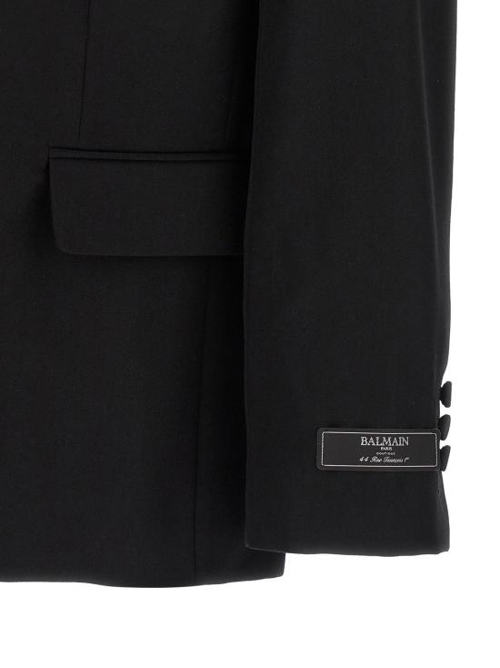  발망 수트 자켓 버진 울 블레이저 블랙 - BALMAIN