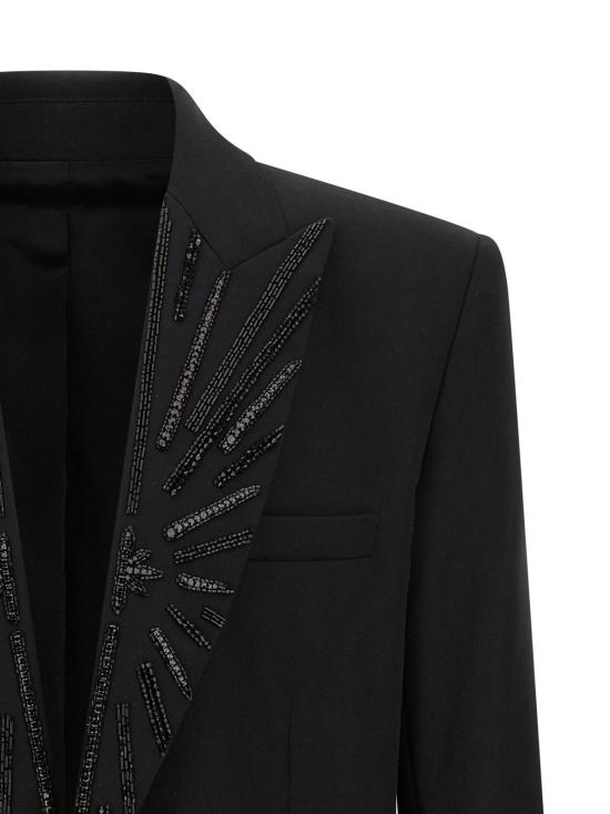  발망 수트 자켓 버진 울 블레이저 블랙 - BALMAIN