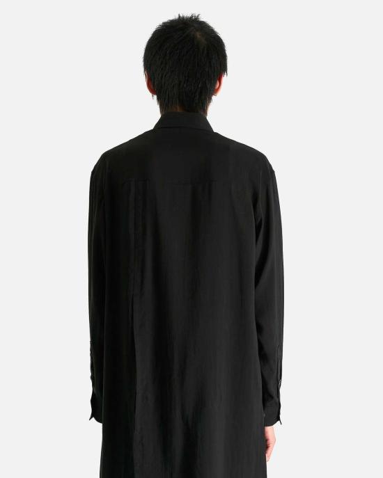  요지 야마모토 셔츠 뿌르 옴므 지퍼 & 버튼 디테일 B - YOHJI YAMAMOTO