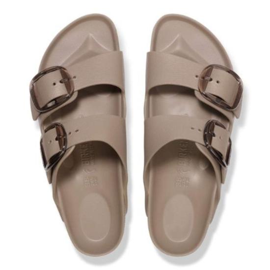  버켄스탁 샌들 애리조나 빅 버클 에바  그레이 토프 - BIRKENSTOCK