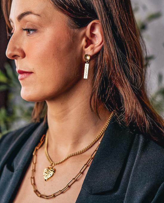  로니 폴 주얼리 목걸이/팬던트 빅 하트 목걸이 골드 - LONI PAUL JEWELRY