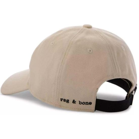  랙앤본 모자 Rag & Bone Harlow New York 야구  빈티지 크림 - RAG & BONE