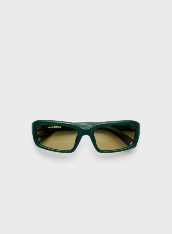  자크뮈스 선글라스 Jacquemus X Linda Farrow Marino 선글라스 그린/실버