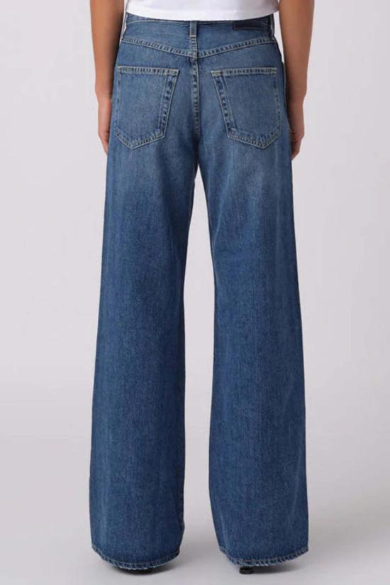  아모 데님 데님 팬츠 프리다 와이드 레그 진 어드마이어 - AMO DENIM