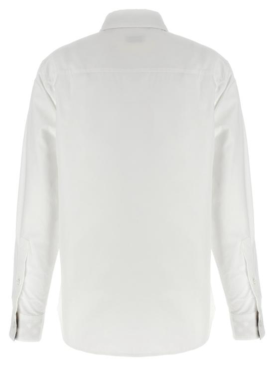26FW 버버리 레귤러 핏 코튼 포플린 셔츠 8111217WHITE - BURBERRY