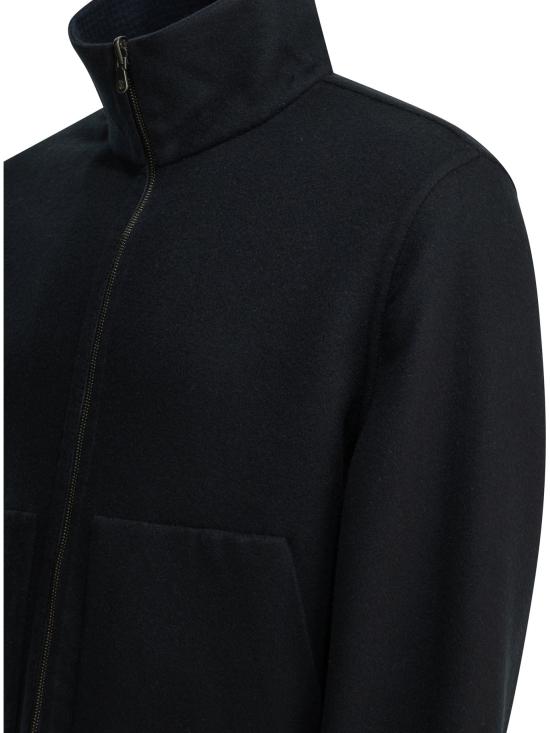 26FW 브루넬로 쿠치넬리 자켓 캐시미어 봄버 재킷, 재킷 및 코트, 블루 - BRUNELLO CUCINELLI