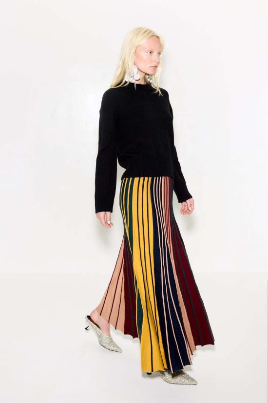  사이먼밀러 롱 스커트 W2087 6066 96521 MULTI COLOR RIB - SIMONMILLER
