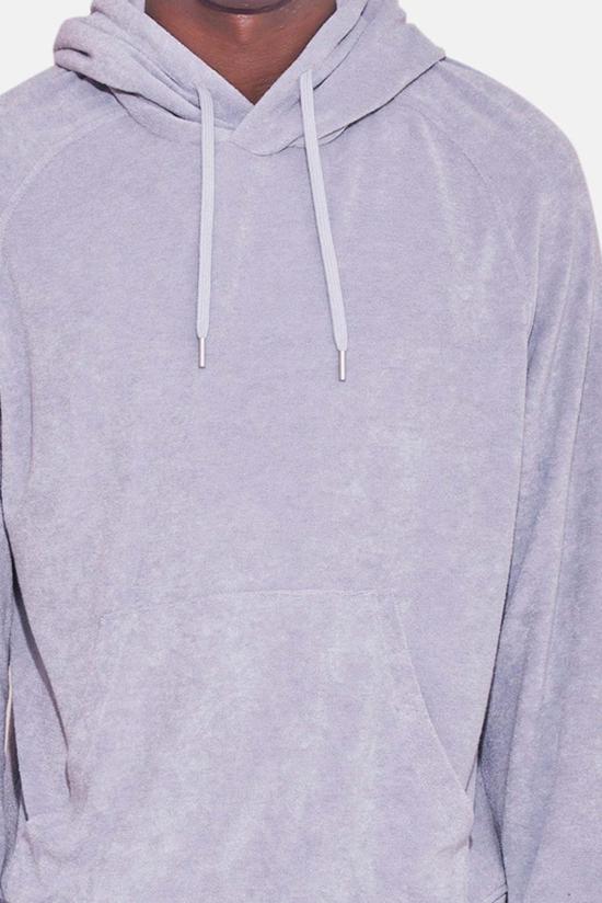  블루&크림 후드 티셔츠 WVBCM2451T GRAY - BLUE&CREAM