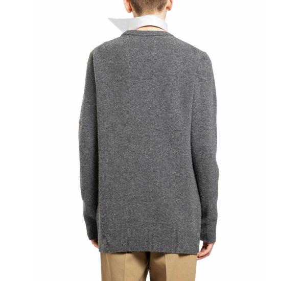  마르지엘라 긴팔 티셔츠 메종  울 스웨트셔츠 그레이 - MAISON MARGIELA