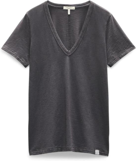  랙앤본 반팔 티셔츠 Rag & Bone The Slub Vee Greystone