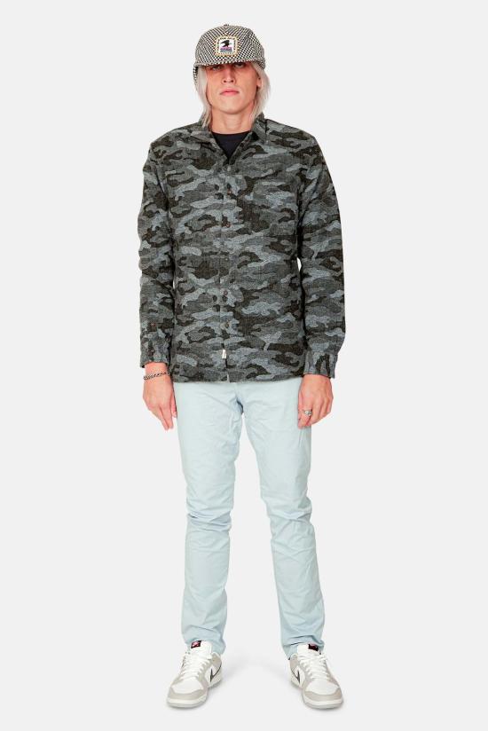  카토 셔츠 0014 487 GR GREY CAMO - KATO