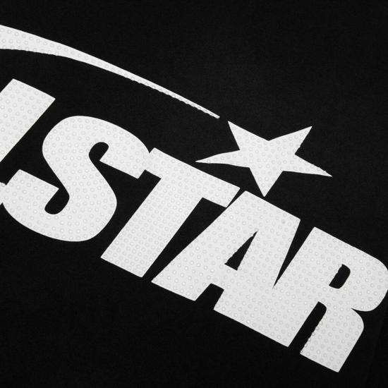  헬스타 반팔 티셔츠 클래식 로고 티셔츠 블랙 - HELLSTAR