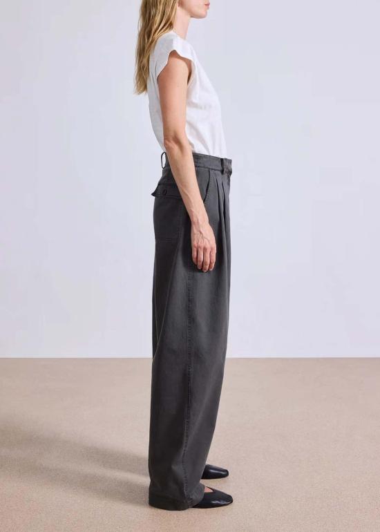  어피스 어파트 스트레이트 팬츠 Apiece Apart Mirabelle Trouser Olive - APIECE APART