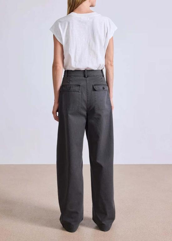  어피스 어파트 스트레이트 팬츠 Apiece Apart Mirabelle Trouser Olive - APIECE APART