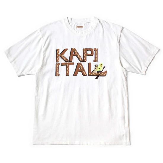  캐피탈 반팔 티셔츠 Kapital 20/ 저지 크루 T(카누 ) 티셔츠