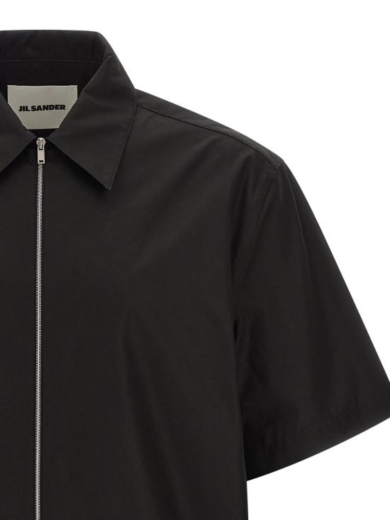  질샌더 블라우스 질 샌더 코튼  블랙 - JIL SANDER