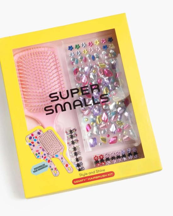  [키즈] 슈퍼스몰 액세서리 키즈 슈퍼 스몰 스타일 앤 샤인 제미파이 헤어브러시 키트 - SUPER SMALLS