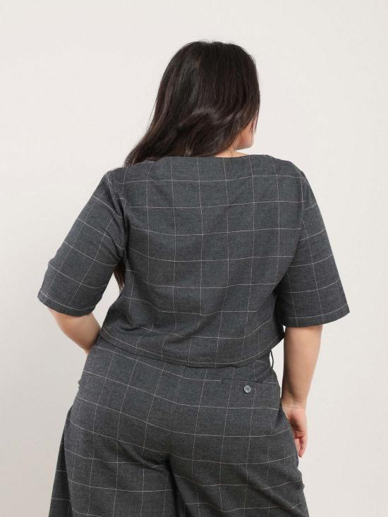  나지라 반팔 티셔츠 리아단 탑 - NAZEERAH