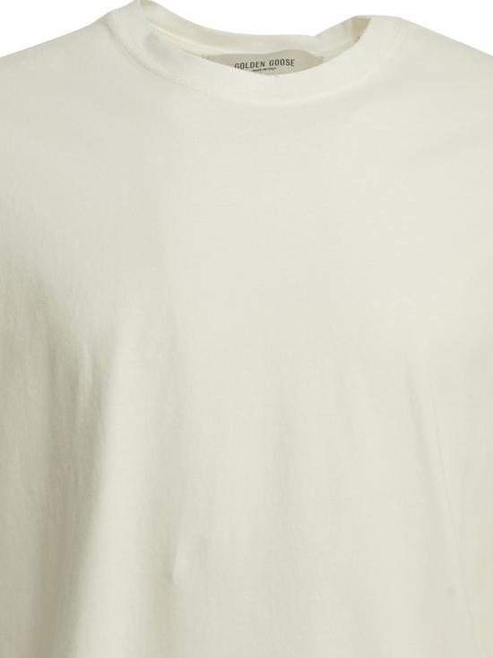 26FW 골든구스 반팔 티셔츠 골든 티셔츠 화이트 - GOLDEN GOOSE
