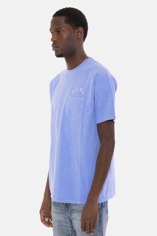  블루&크림 반팔 티셔츠 BNCMSP23 19 PERIWINKLE - BLUE&CREAM