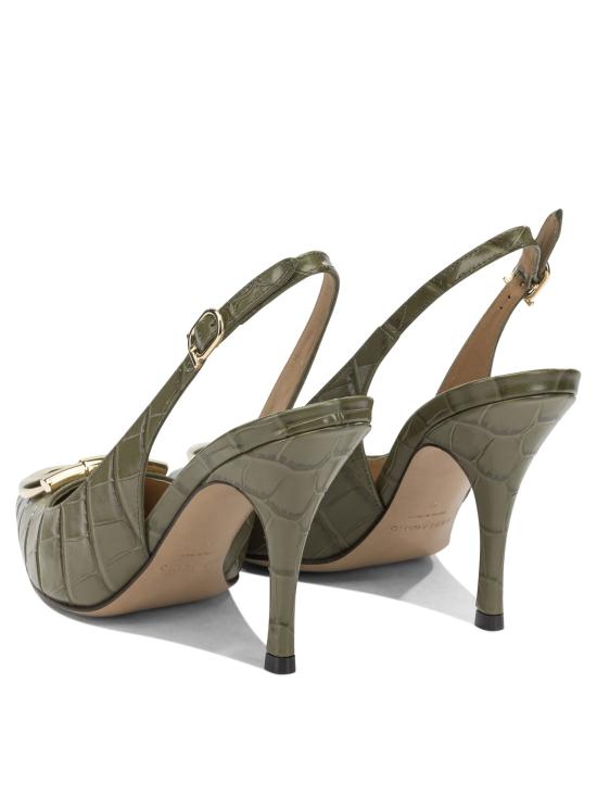 26FW 살바토레 페라가모 힐/펌프스 0794993 GREEN - SALVATORE FERRAGAMO