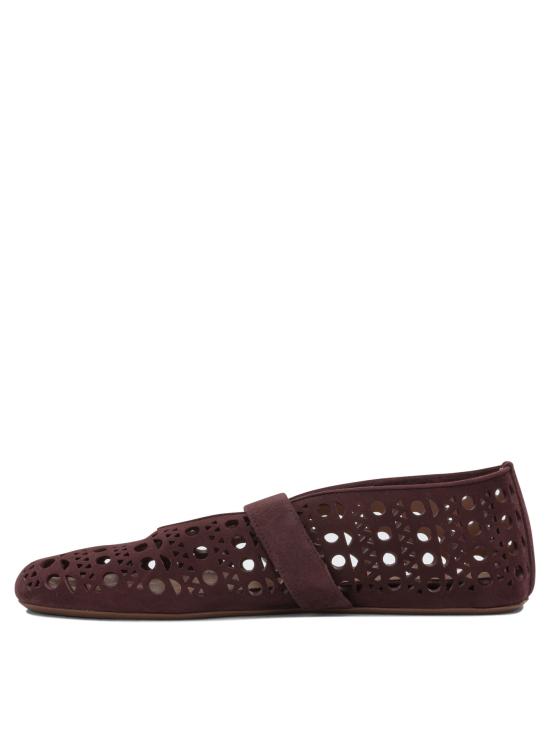 26FW 알라이아 플랫 슈즈 AA3A029C0H53325 BORDEAUX - ALAIA