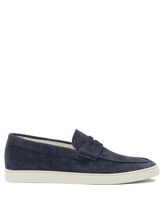 26FW 브루넬로 쿠치넬리 스웨이드 로퍼 스니커즈 MZUSOLP312C8862X BLUE