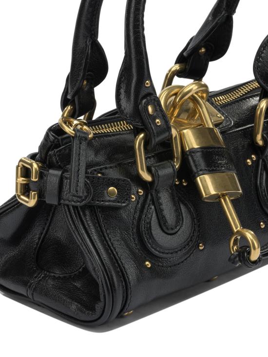 26FW 끌로에 스몰 그레인드 레더 패딩턴 백 CH26SS805P75001 BLACK - CHLOE