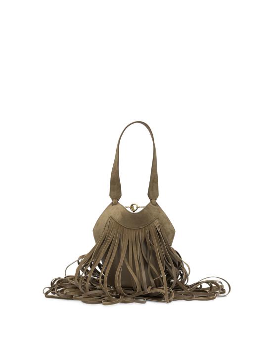 26FW 케이트 시그니처 로터스 나노 프린지 토트백 H2064726737 BEIGE