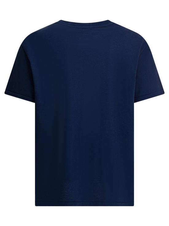 26FW 폴로 랄프로렌 반팔 티셔츠 710936401011DARKCOBALTWHITE BLUE - POLO RALPH LAUREN