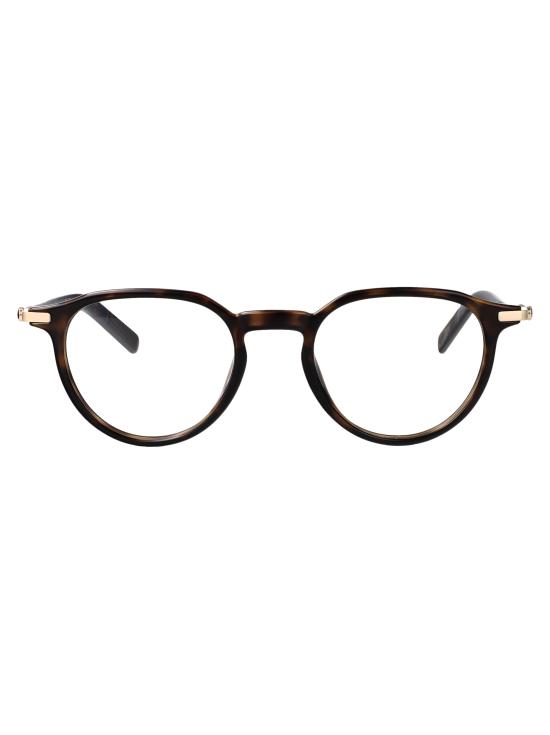 26SS 몽블랑 안경 MB0495O 003 HAVANA GOLD TRANSPARENT
