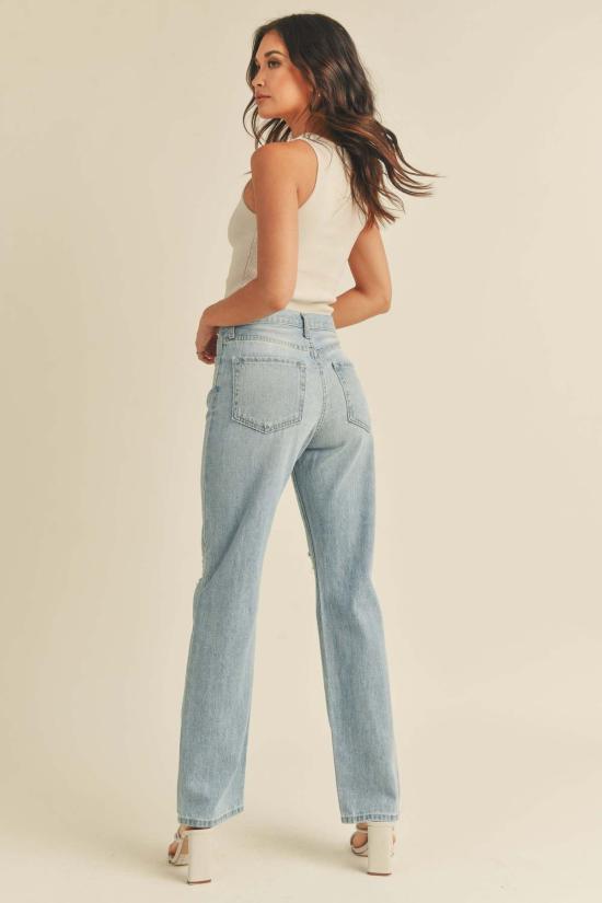  저스트 블랙 데님 데님 팬츠 BP381N BLUE - JUST BLACK DENIM